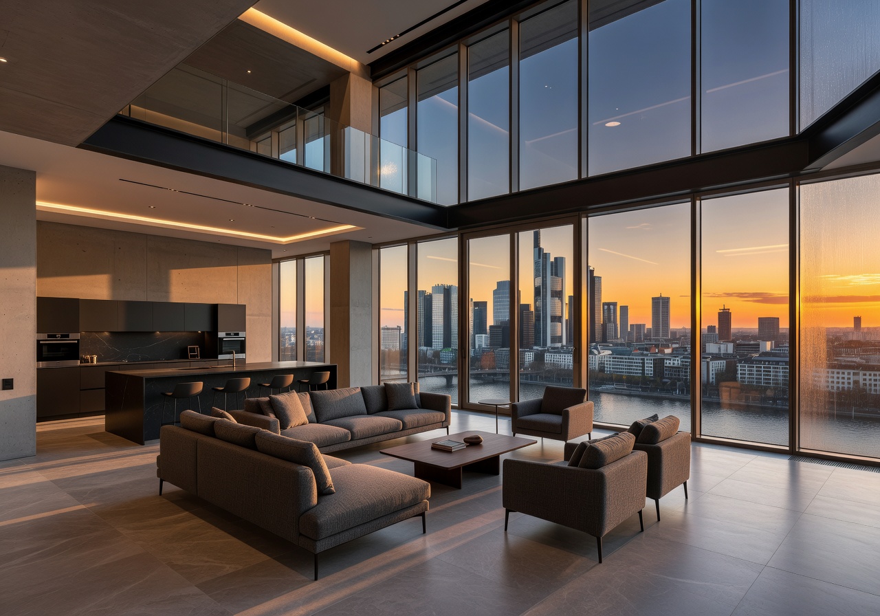 Frankfurt Executive Loft high rise living