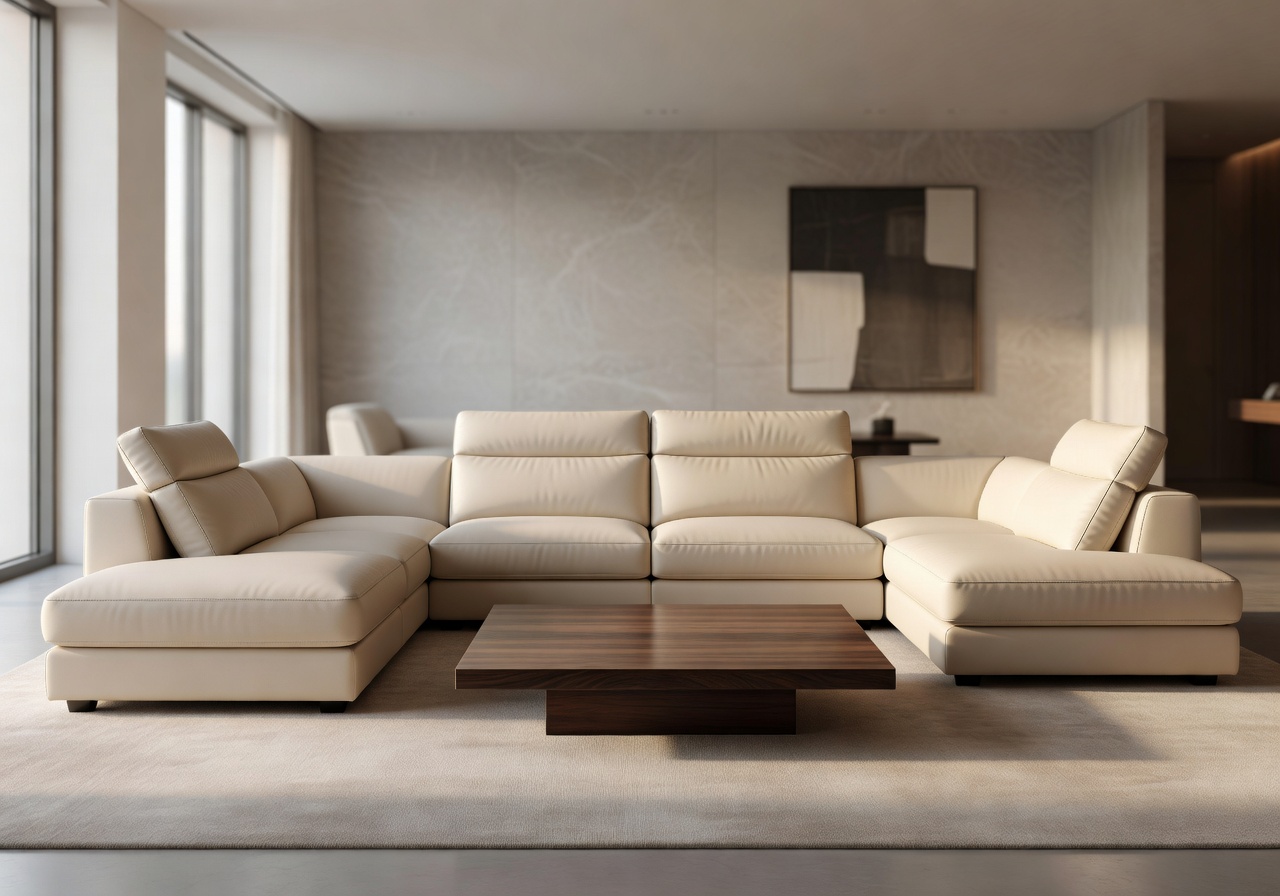 Rolf Benz modular seating luxury apartment setup